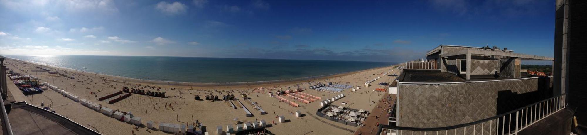 Zeedijk44 - Frontal Sea View Penthouse Lejlighed De Panne Eksteriør billede