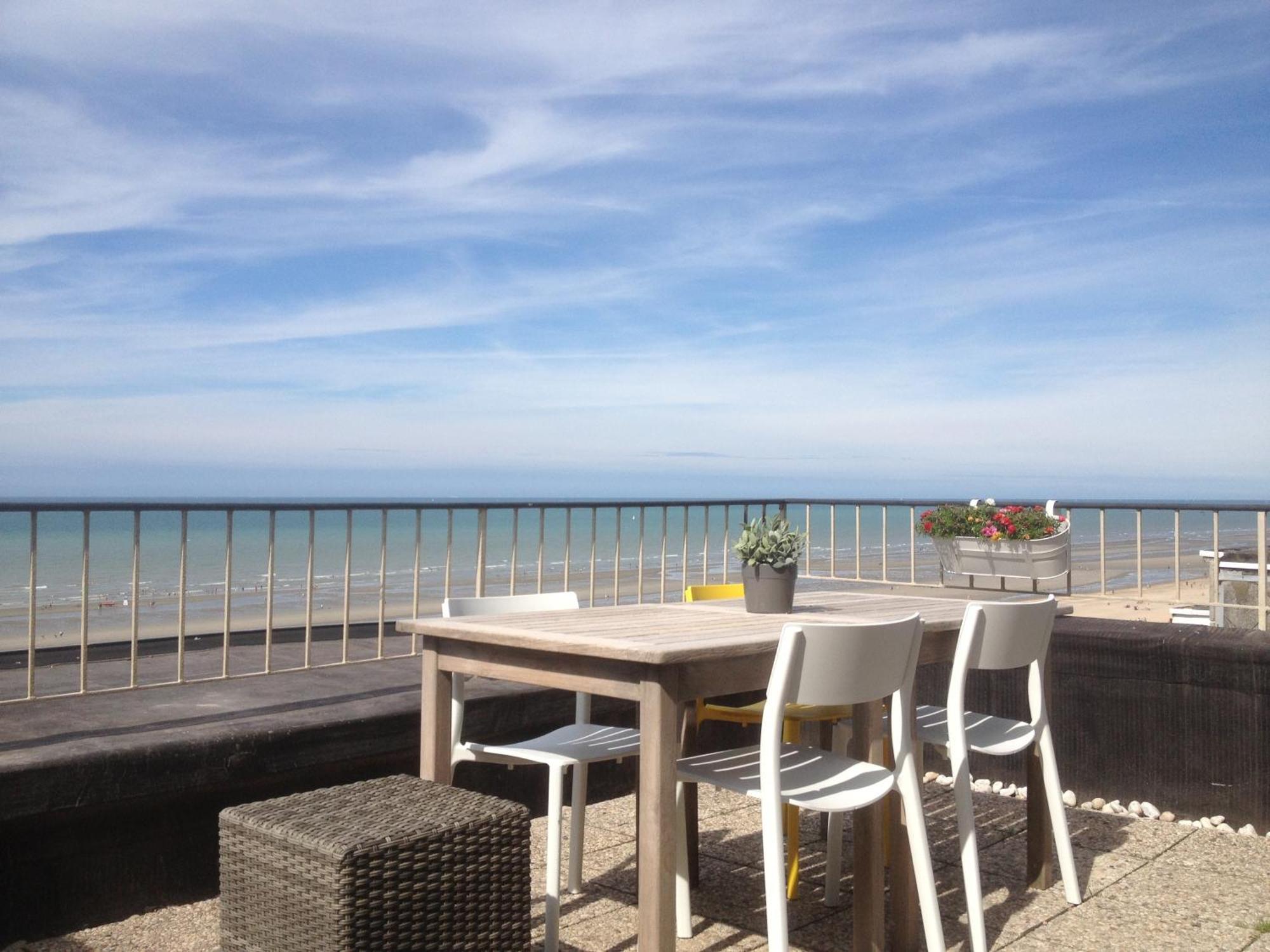 Zeedijk44 - Frontal Sea View Penthouse Lejlighed De Panne Eksteriør billede